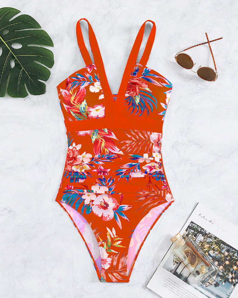 Janet | Chic Floral One-Piece