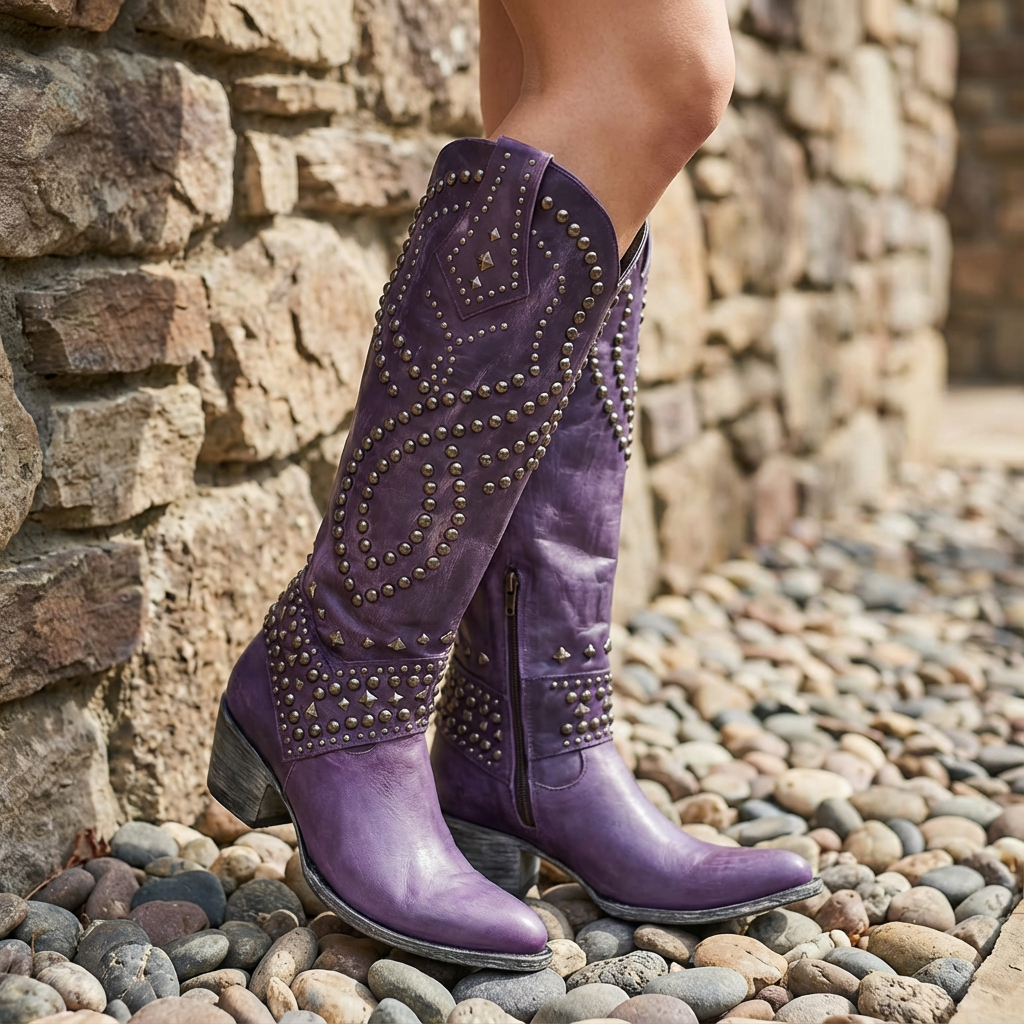 Monroe Western Knee-High Boots