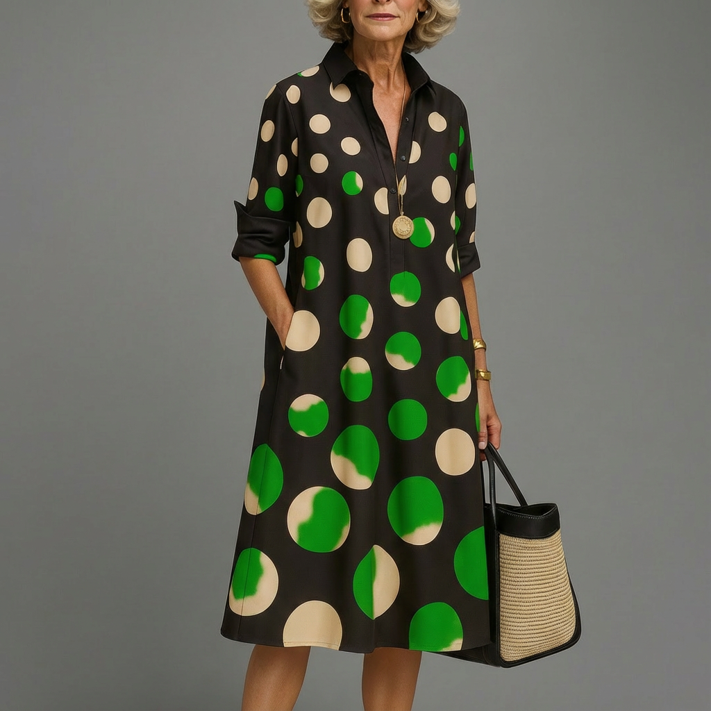 Danielle | Luxe Midi Dress for Effortless Elegance