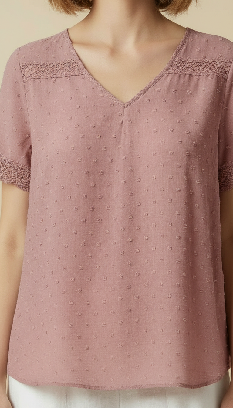 Vanya™ – Elegant V-neck Summer Top