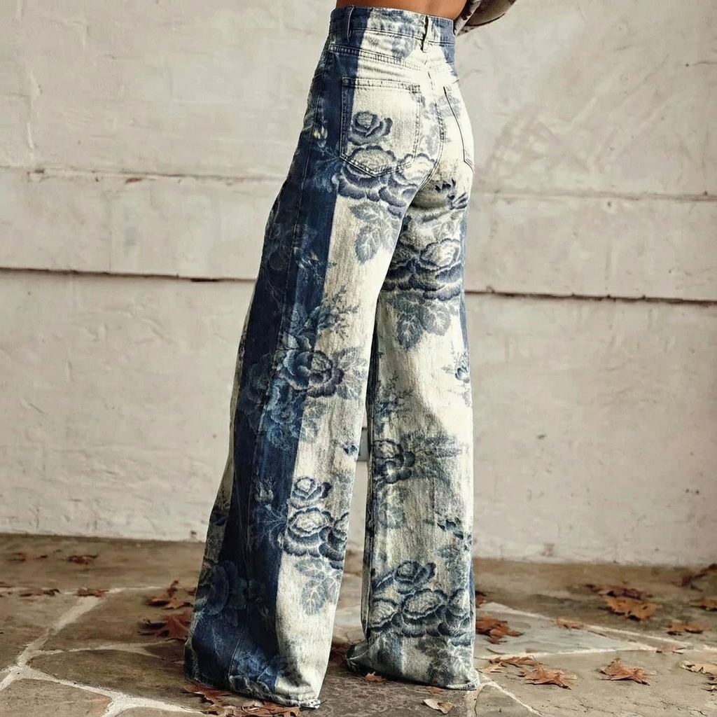 Mia™ - Boho Two Tone Trousers