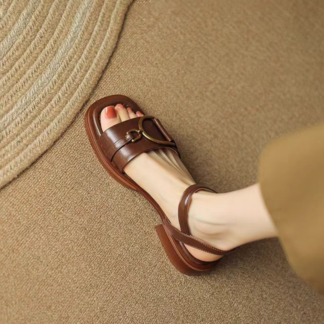 Marie™ Retro Buckle Sandals