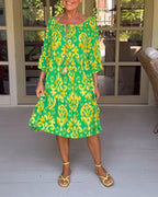 Coralie | Soft Relaxed Print Dress