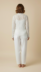 Amaris™ Sheer Embroidered Lace Top