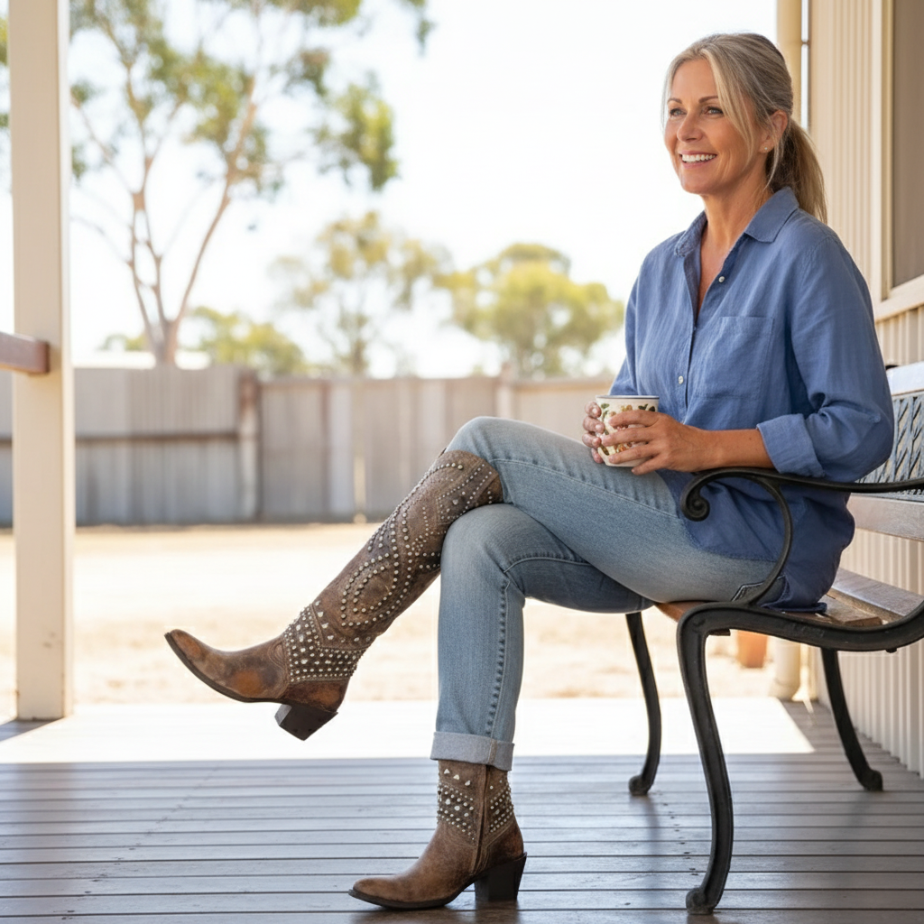 Monroe™ – Western Knee-High Boots