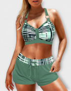 Janelle | High-Waisted Ribbed Bikini