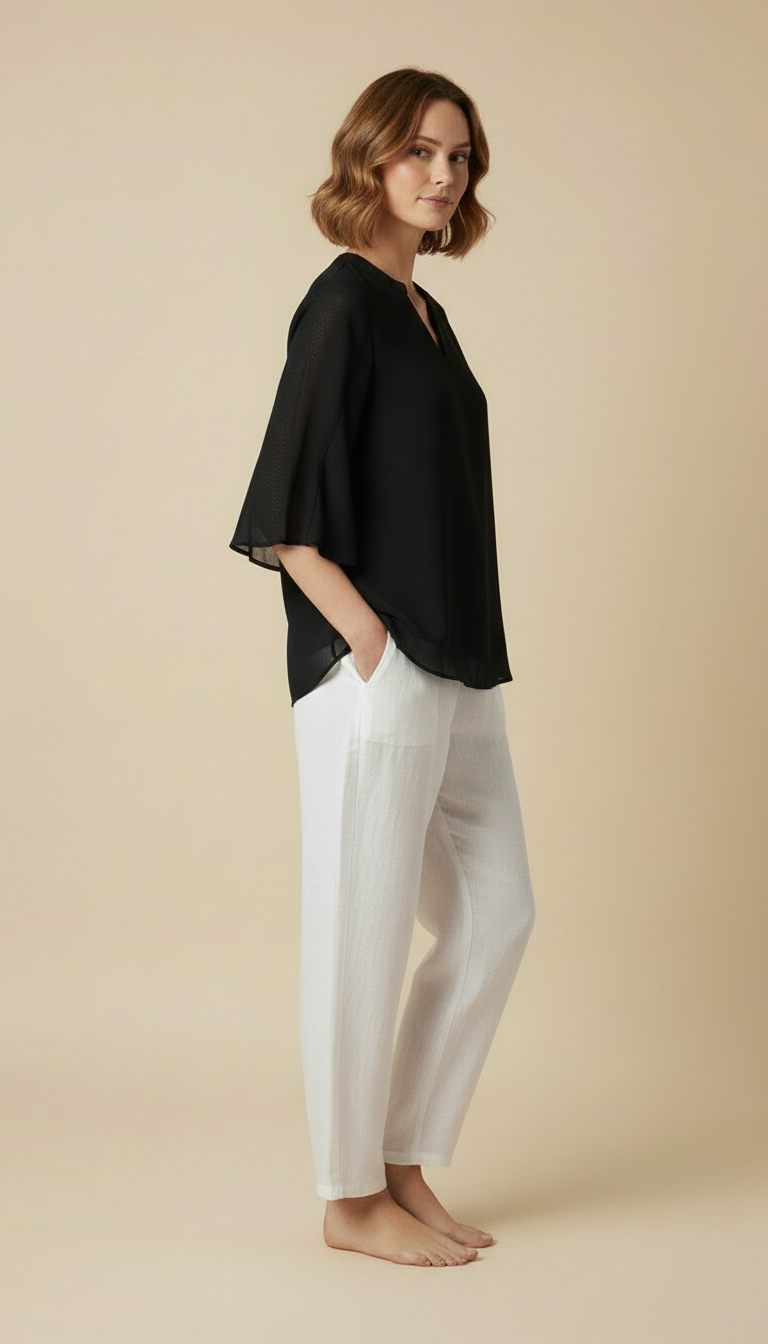 Celeste™ - Chic Layered Blouse