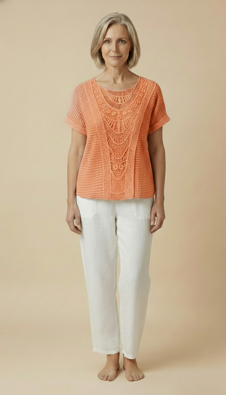 Karin™ - Elegant Ibiza-style Blouse
