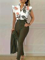 Rainie™ – Stylish Ruffle Sleeve Set