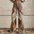 Francesca™ - Boho Retro Pattern Trousers