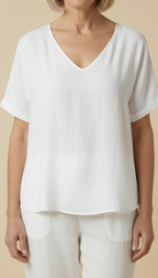 Sasha™ - Soft Loose-fit Tummy-covering Shirt