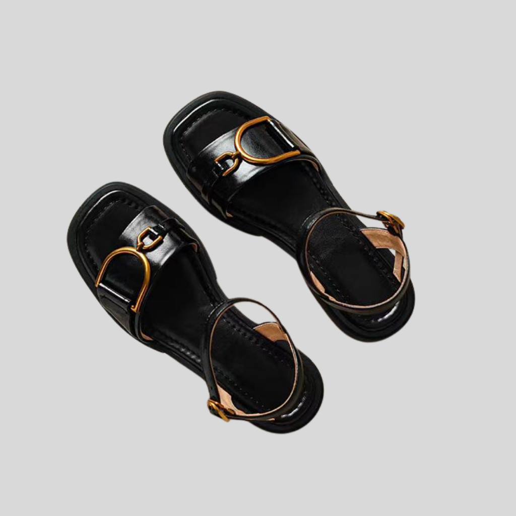 Marie™ Retro Buckle Sandals