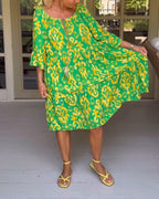 Coralie | Soft Relaxed Print Dress