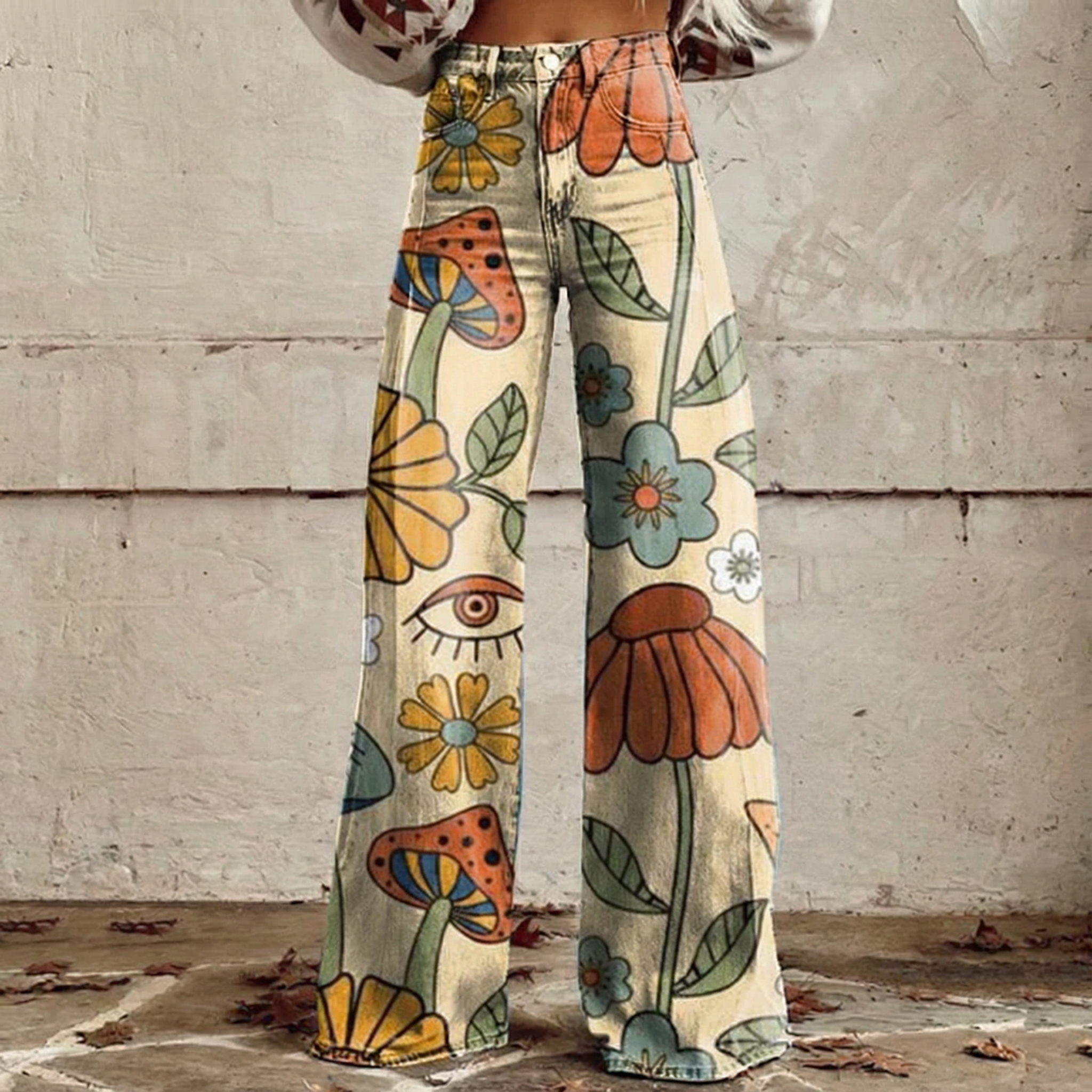 Giada™ - Boho Inspired Wide-Leg Pants