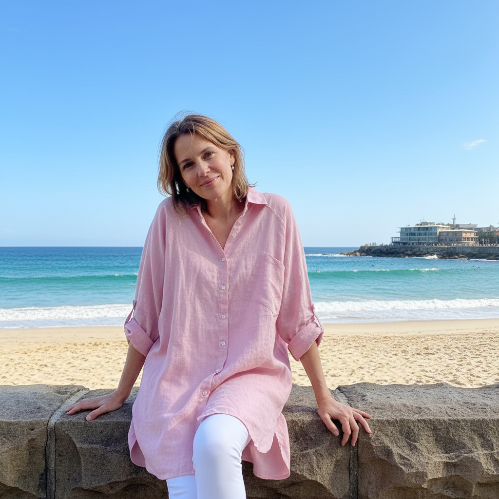 Wena™ Oversized Linen Shirt