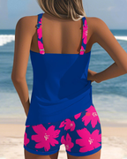 Judith | U-Neck Sleeveless Printed Tankini