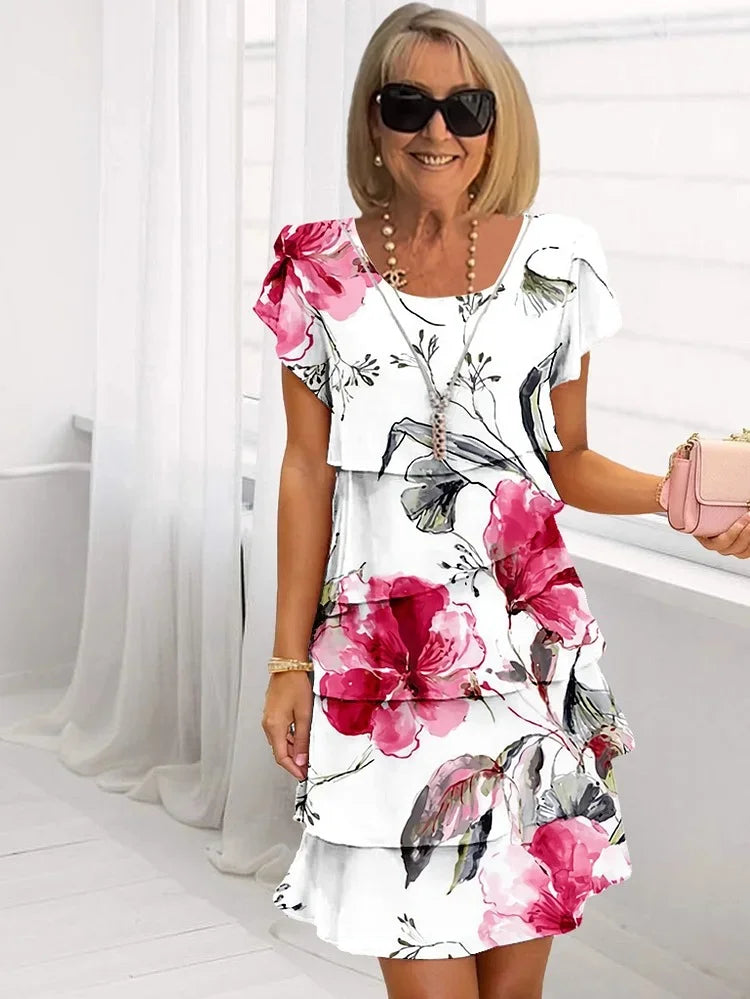 Kaelyn | Bloom Ruffle Summer Dress