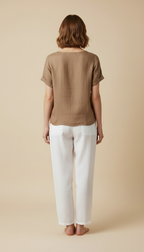 Casia™ - Minimalist Relaxed Blouse