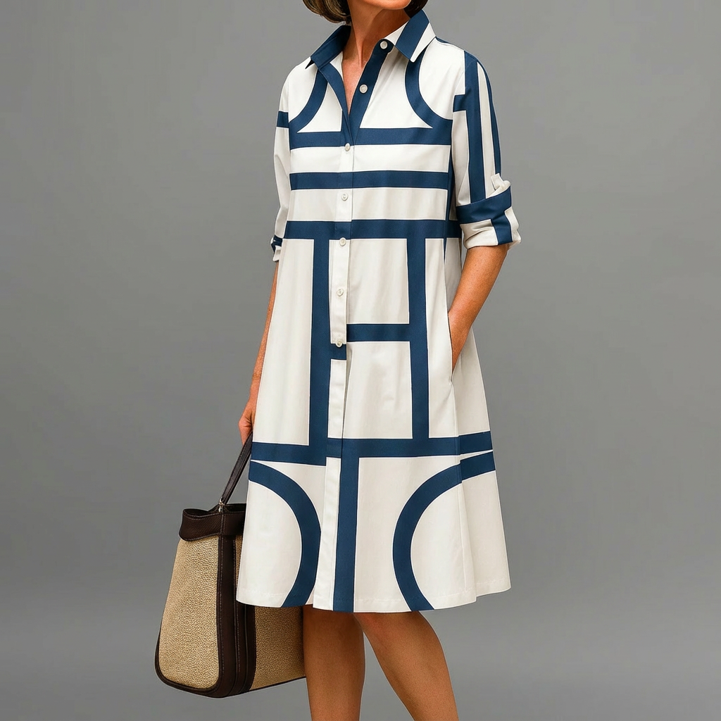 Jania | Elegant Midi Dress for Effortless Style