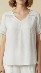 Vanya™ – Elegant V-neck Summer Top