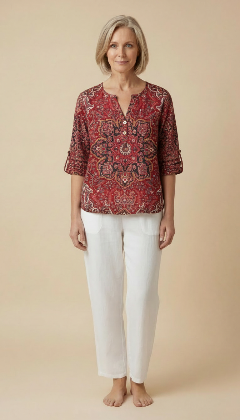 Joan™ - Floral Print Blouse