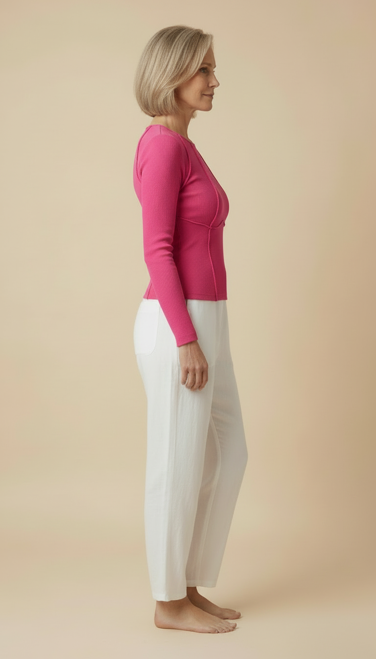 Alma™ – Long-sleeved Spring Top With Piping