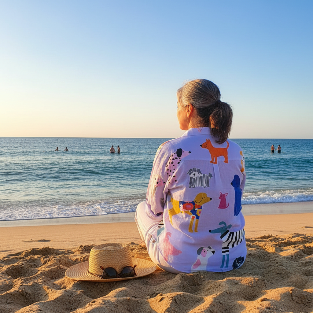 Florence™ | Playful Dogs Blouse