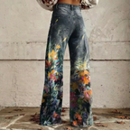 Nadia™ - Boho Chic Wide-Leg Trousers