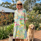 Natalie | Playful Floral Midi Dress