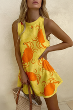 Orvienne Linen Mini Dress