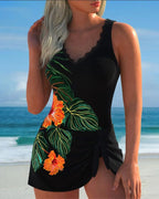 Carol | Floral Pattern Swim Tankini