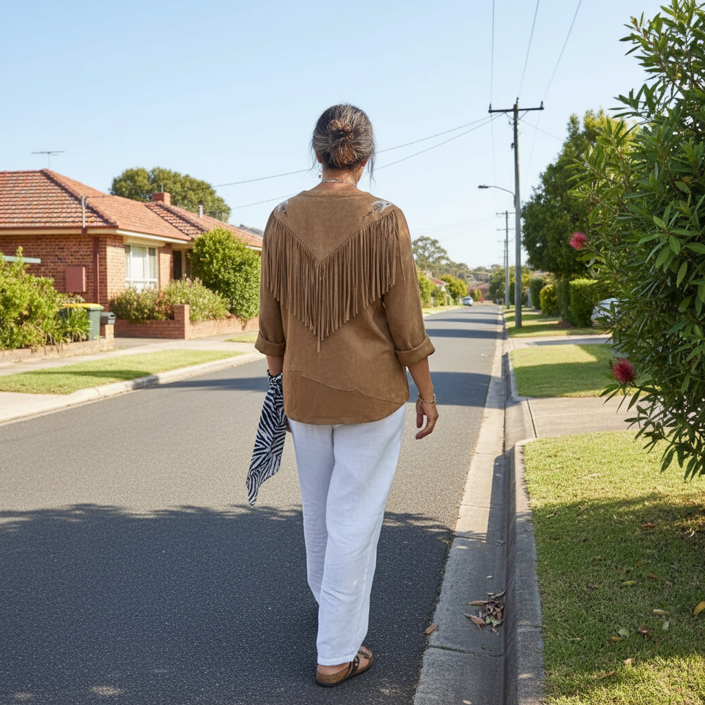 Winona ™ - Vintage Blouse With Ethnic Printed Design For A Classic Look