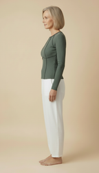 Alma™ – Long-sleeved Spring Top With Piping