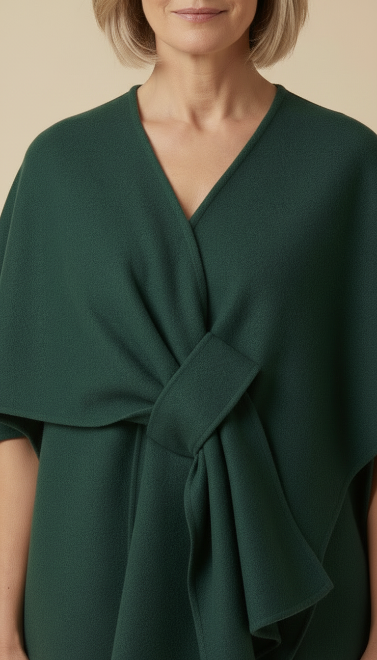 Amelia™ - Wool Wrap Cape Shawl