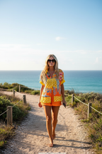 Norellia – Short Summer Jumpsuit with Dots