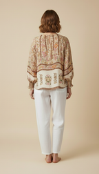 Elowen™ Bohemian Floral Blouse
