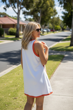 Khalira Linen Mini Dress