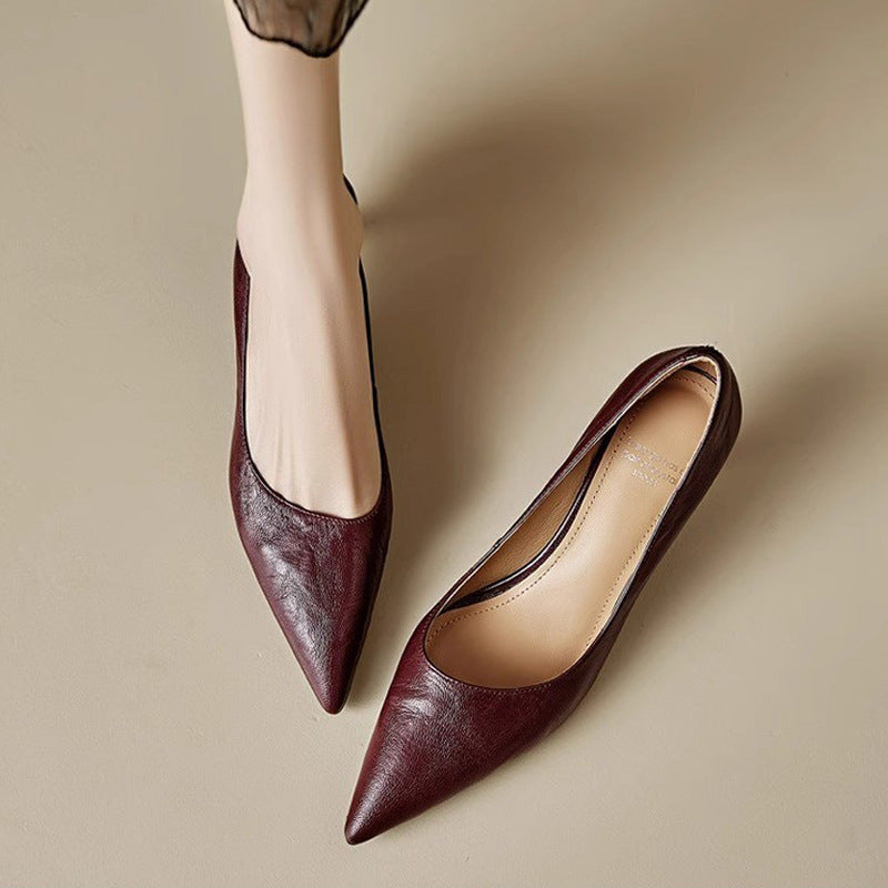 Elisoria™ Low-Heel Pointed Toe Pumps