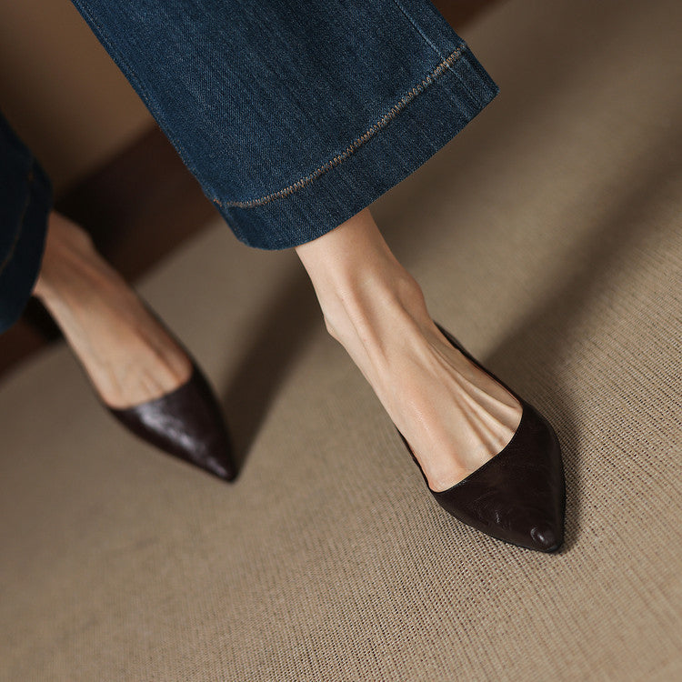 Elisoria™ Low-Heel Pointed Toe Pumps