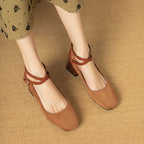 Avira™ Suede Slingback Heels