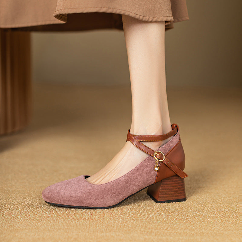 Avira™ Suede Slingback Heels