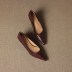 Elisoria™ Low-Heel Pointed Toe Pumps