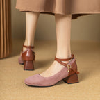 Avira™ Suede Slingback Heels