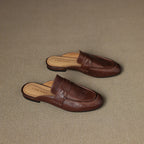 Laverne™ Classic Leather Mule Loafers