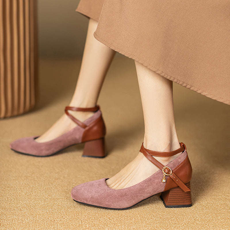 Avira™ Suede Slingback Heels