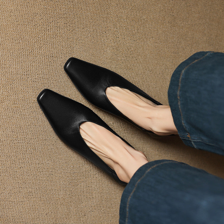 Emor™ Genuine Leather Flats