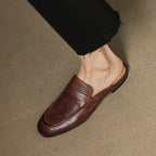 Laverne™ Classic Leather Mule Loafers