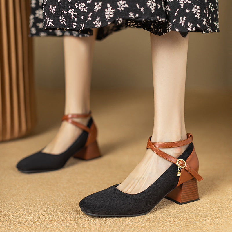 Avira™ Suede Slingback Heels