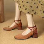 Avira™ Suede Slingback Heels