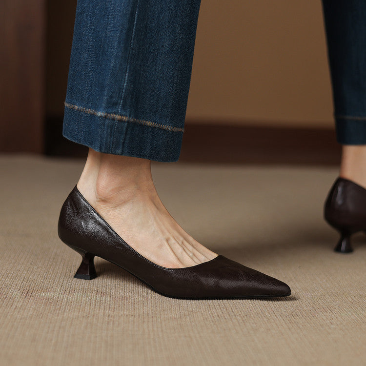 Elisoria™ Low-Heel Pointed Toe Pumps